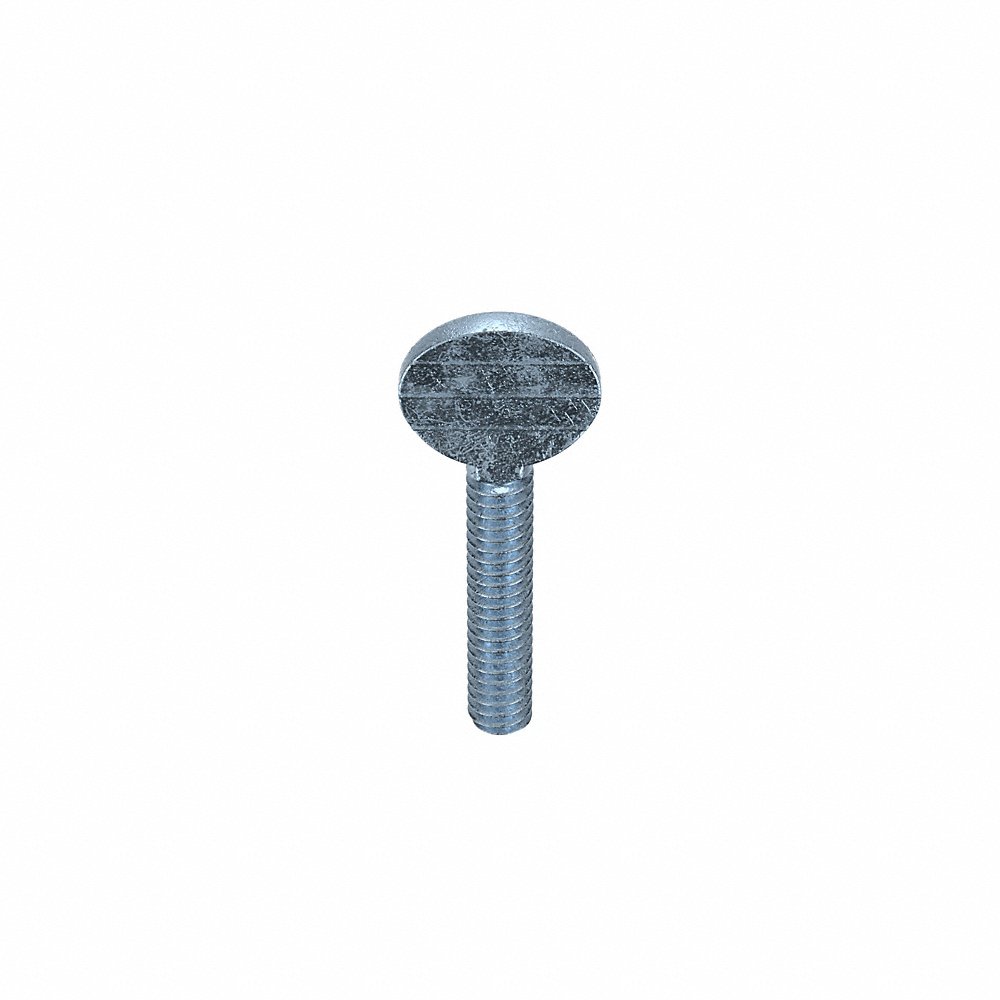 GRAINGER TSI-100100P0-025P Thumb Screw, 10-24 Thread Size, Type P, 1 Inch Length, Steel, 25PK | CG9VQE 4EZW3