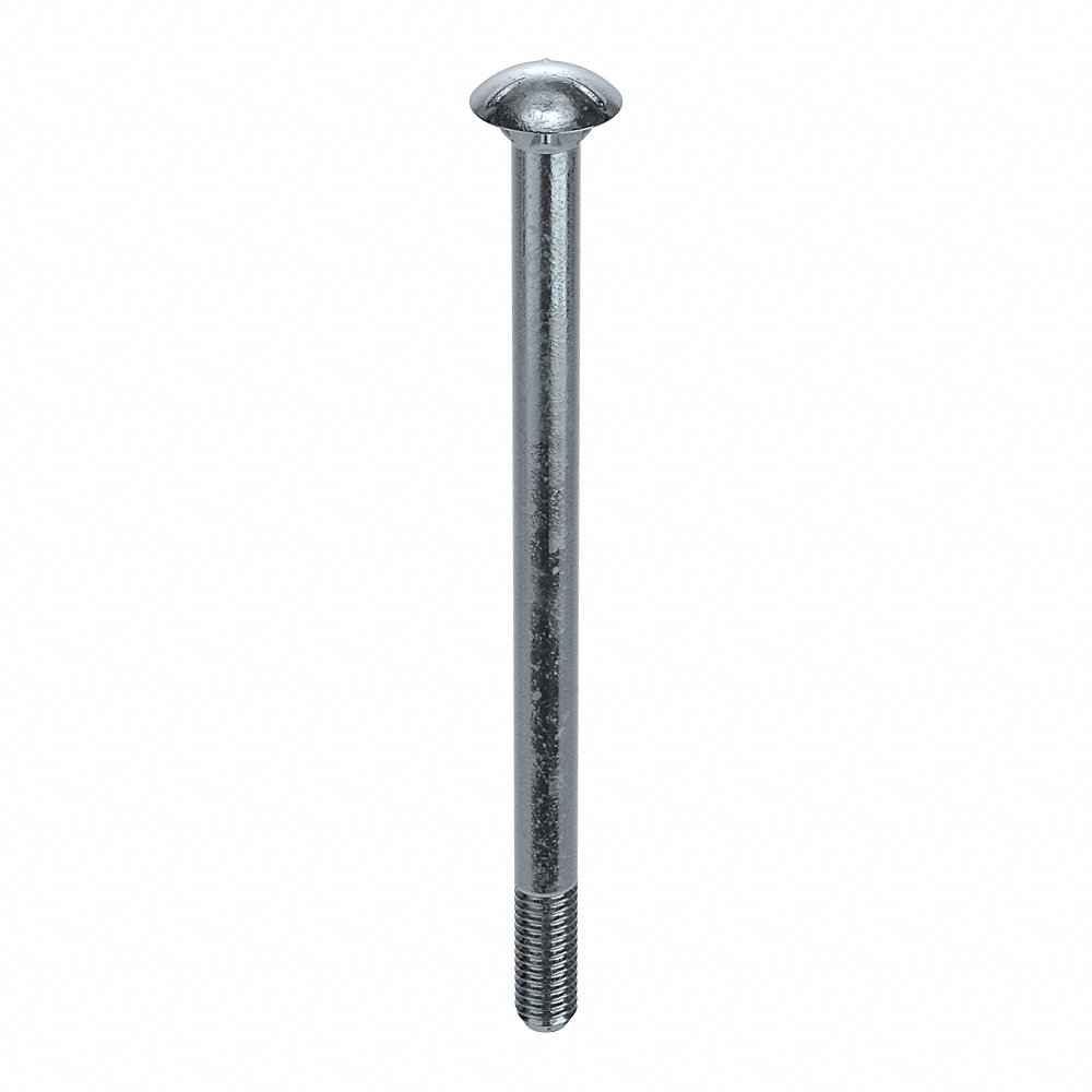 GRAINGER U08320.037.0600 Carriage Bolt 3/8-16 X 6 Inch, 10PK | AG2FHV 31JA54
