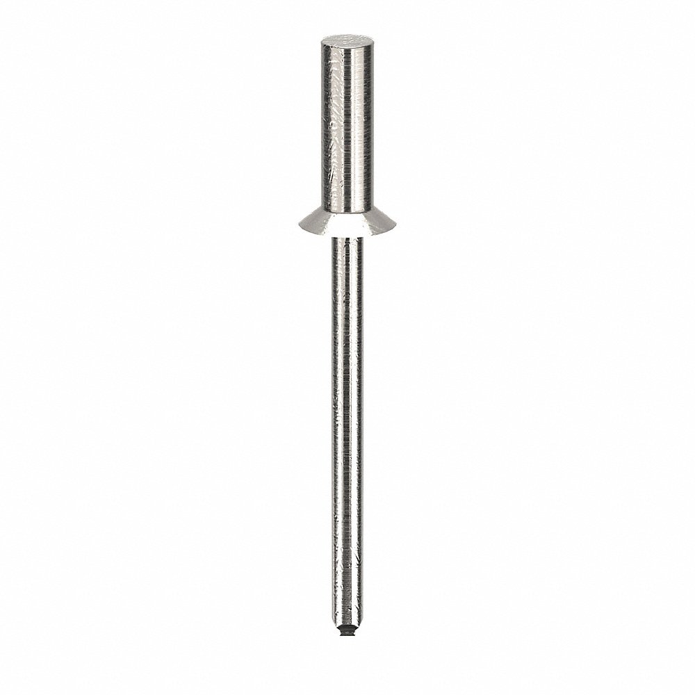 GRAINGER U33620.012.0042 Blind Rivet 1/8 Inch X 0.395 Inch Countersunk, 500PK | AG2WFZ 32MN22