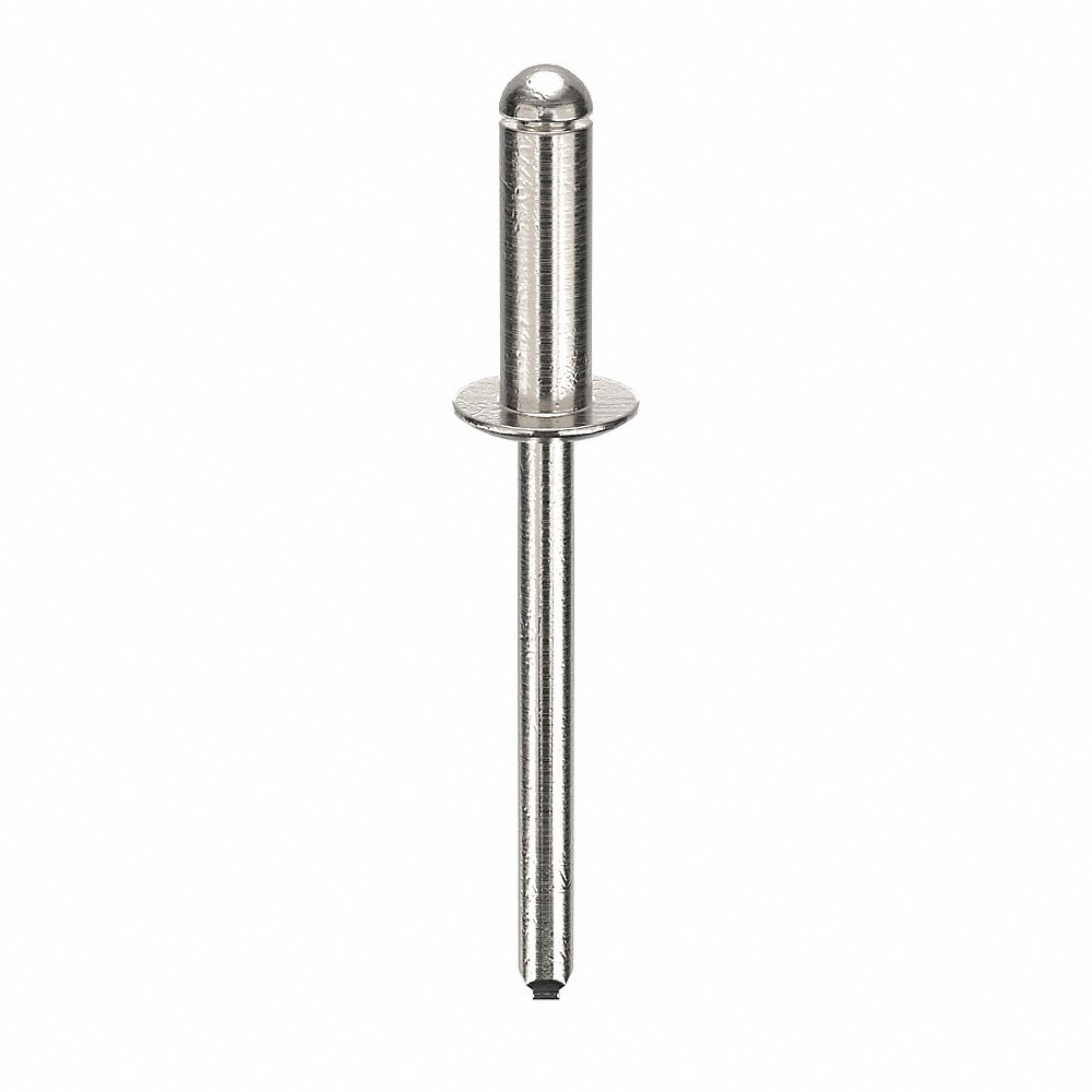 GRAINGER U34121.018.0066 Blind Rivet 3/16 Inch X 0.575 Inch Dome, 250PK | AG2WLX 32MK78