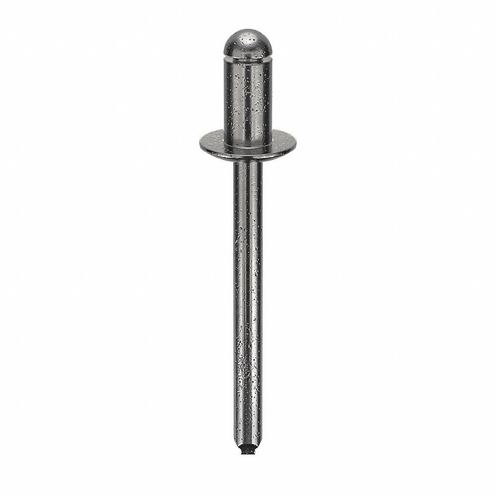 GRAINGER U34130.018.0062 Blind Rivet 3/16 Inch X 0.325 Inch Dome, 250PK | AG2WNW 32ML28
