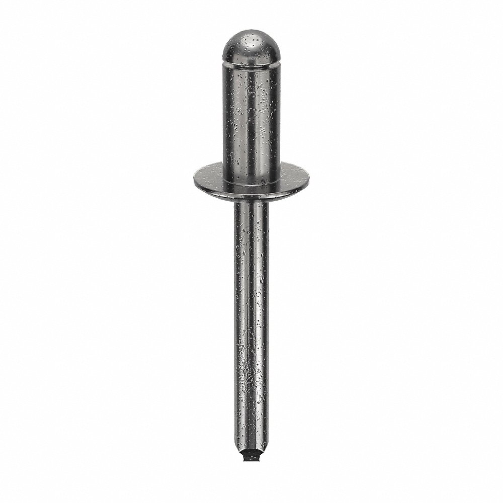 GRAINGER U34130.025.0084 Blind Rivet 1/4 Inch X 0.500 Inch Dome, 100PK | AG2WPF 32ML37