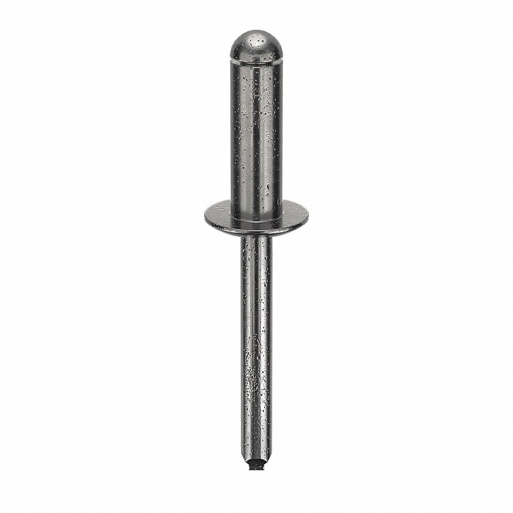 GRAINGER U34130.025.0088 Blind Rivet 1/4 Inch X 0.750 Inch Dome, 100PK | AG2WPH 32ML39