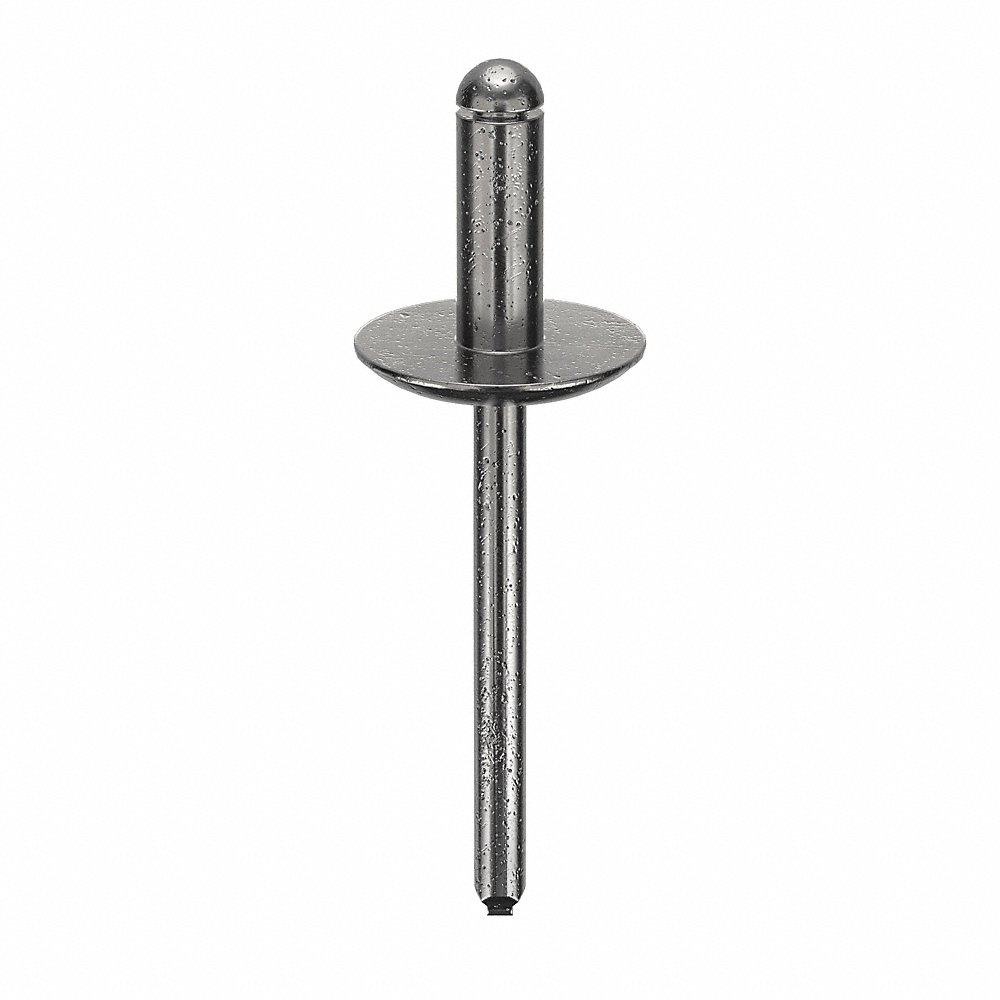 GRAINGER U34133.018.6264 Blind Rivet 3/16 Inch X 0.500 Inch Flange, 250PK | AG2XBG 32MR58