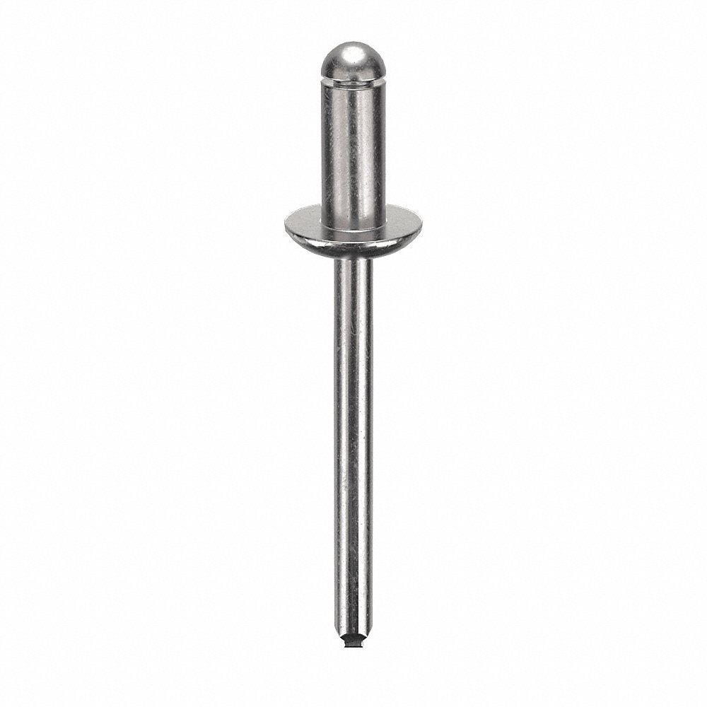 GRAINGER U34330.018.0064 Blind Rivet 3/16 Inch X 0.416 Inch Dome, 250PK | AG2XBQ 32MR69