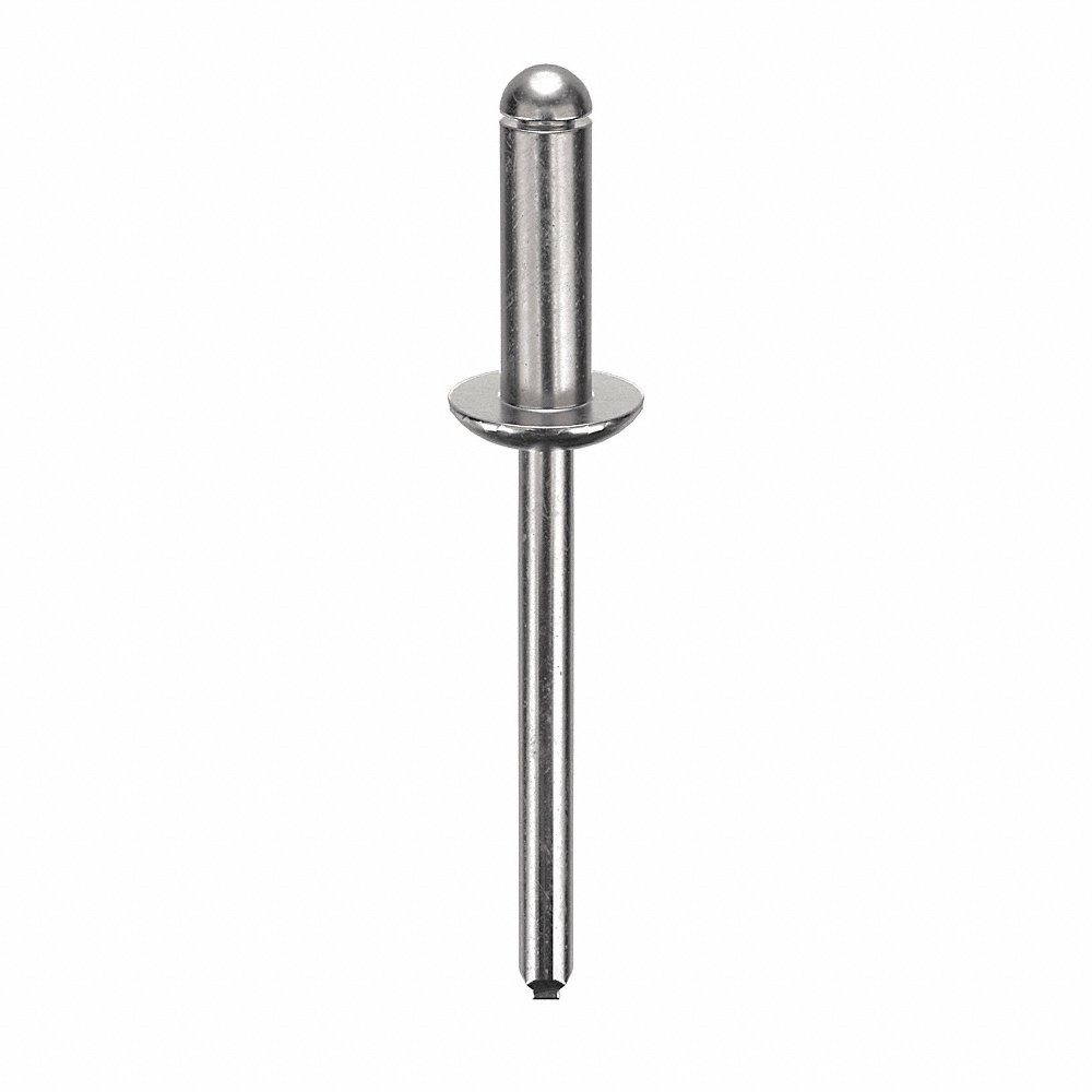 GRAINGER U34330.018.0067 Blind Rivet 3/16 Inch X 0.577 Inch Dome, 250PK | AG2XBR 32MR70