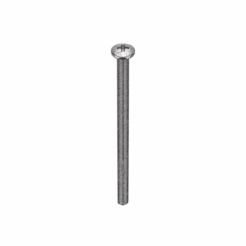GRAINGER U51122.016.0275 Machine Screw Pan 8-32 X 2 3/4 Length, 100PK | AG2KQV 31KH69