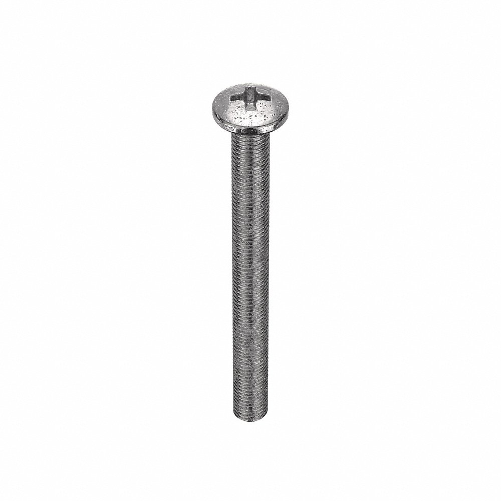 GRAINGER U51122.019.0200 Machine Screw Pan 10-24 X 2 Length, 50PK | AG2KRU 31KJ28