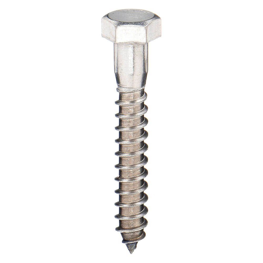 GRAINGER U51900.050.0200 Hex Lag Screw 1/2 X 2 Length, 25PK | AG2FRU 31JE11