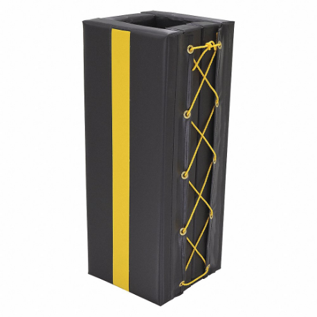 GRAINGER V-PAD-S-34 Column Protector, 4 Inch Fits Column Size, 36 Inch Overall Height, 10 Inch Overall Width | CQ2FEJ 45XD75
