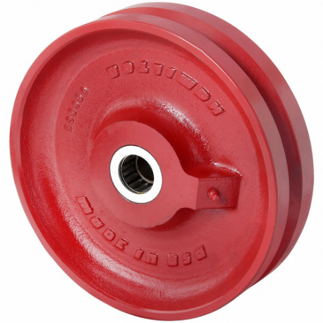 GRAINGER W-1025-V-1MC V-Groove Track Wheel, 10 Inch Widthheel Dia, 2 1/2 Inch Widthheel Width, 2500 lb | CQ7QTV 52YU17