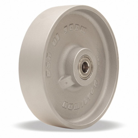 GRAINGER W-820-HMB-1/2 Heat-Resistant Iron Tread Wheel, 8 Inch Wheel Dia, 2 Inch Wheel Width | CQ2MET 55GZ59