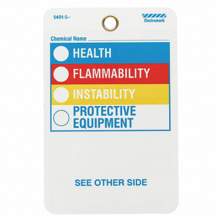 Tag, Polyester, Rectangle, 5 Inch Height, 3 1/4 Inch Width, English