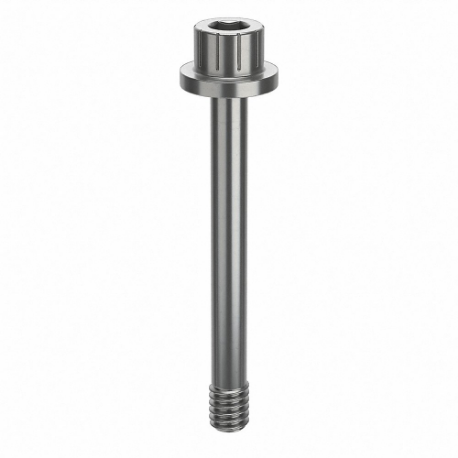 GRAINGER ZPS44008C20 Socket Head Cap Screw, #8-32 Thread Size, 1 7/16 Inch Length, Flanged Std, Plain | CQ4VMG 45FP68