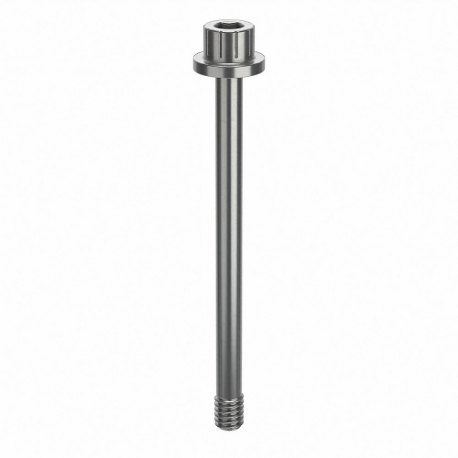 GRAINGER ZPS44008C30 Socket Head Cap Screw, #8-32 Thread Size, 2 1/16 Inch Length, Flanged Std, Plain | CQ4VNN 45FP73