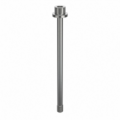 GRAINGER ZPS44008C38 Socket Head Cap Screw, #8-32 Thread Size, 2 9/16 Inch Length, Flanged Std, Plain | CQ4XFZ 45FP77