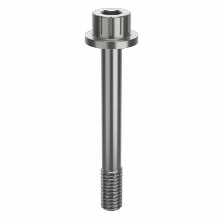 GRAINGER ZPS44010F18 Socket Head Cap Screw, #10-32 Thread Size, 1 1/2 Inch Length, Flanged Std, Plain | CQ4VBF 45FP98