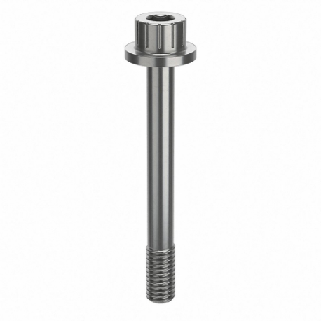 GRAINGER ZPS44010F20 Socket Head Cap Screw, #10-32 Thread Size, 1 5/8 Inch Length, Flanged Std, Plain | CQ4VCG 45FP99