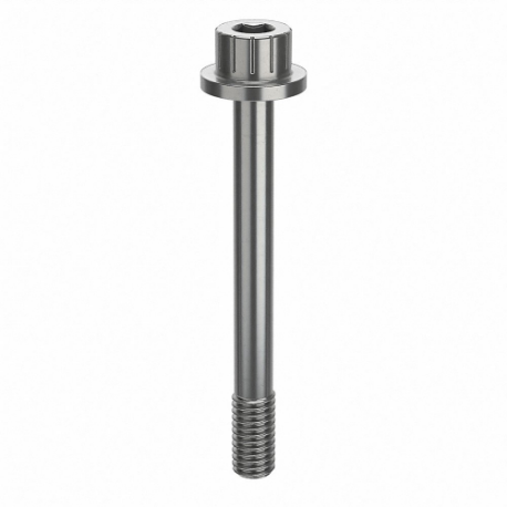 GRAINGER ZPS44010F22 Socket Head Cap Screw, #10-32 Thread Size, 1 3/4 Inch Length, Flanged Std, Plain | CQ4VBV 45FR01