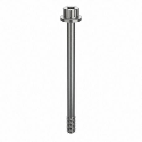 GRAINGER ZPS44010F34 Socket Head Cap Screw, #10-32 Thread Size, 2 1/2 Inch Length, Flanged Std, Plain | CQ4VDE 45FR07
