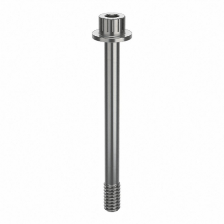 GRAINGER ZPS44014C40 Socket Head Cap Screw, 1/4 Inch-20 Thread Size, 2 11/16 Inch Size Length, Plain, SS | CQ4WDC 45FR72
