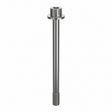 GRAINGER ZPS44014C42 Socket Head Cap Screw, 1/4-20 Thread Size, 3 1/16 Inch Size Length, Plain, Stainless Steel | CQ4XKJ 45FR73