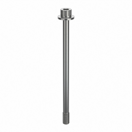 GRAINGER ZPS44014C56 Socket Head Cap Screw, 1/4 Inch-20 Thread Size, 3 15/16 Inch Size Length, Plain, SS | CQ4WEQ 45FR80