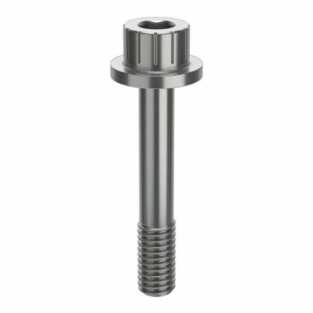 GRAINGER ZPS60110F12 Socket Head Cap Screw, #10-32 Thread Size, 1 1/8 Inch Length, Flanged Std, Plain | CQ4VBR 45FT83