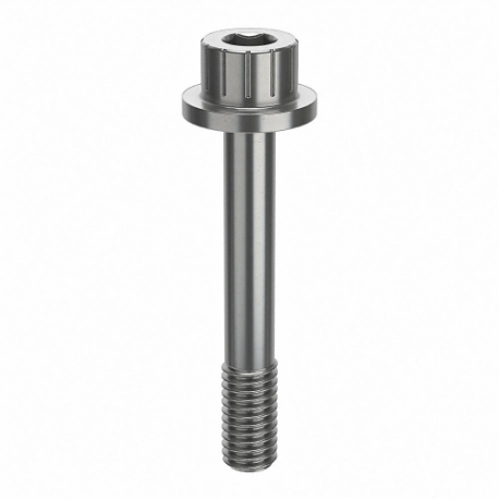 GRAINGER ZPS60110F14 Socket Head Cap Screw, #10-32 Thread Size, 1 1/4 Inch Length, Flanged Std, Plain | CQ4VBK 45FT84