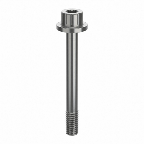 GRAINGER ZPS60110F20 Socket Head Cap Screw, #10-32 Thread Size, 1 5/8 Inch Length, Flanged Std, Plain | CQ4VCF 45FT87
