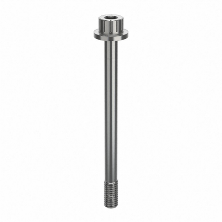 GRAINGER ZPS60110F32 Socket Head Cap Screw, #10-32 Thread Size, 2 3/8 Inch Length, Flanged Std, Plain | CQ4VDQ 45FT93