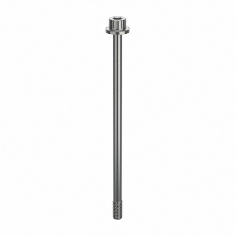 GRAINGER ZPS60110F54 Socket Head Cap Screw, #10-32 Thread Size, 3 3/4 Inch Length, Flanged Std, Plain | CQ4VER 45FV05