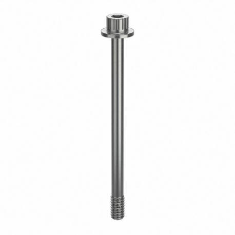 GRAINGER ZPS60114C48 Socket Head Cap Screw, 1/4-20 Thread Size, 3 7/16 Inch Size Length, Plain, Stainless Steel | CQ4WFB 45FV64