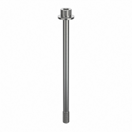 GRAINGER ZPS60114C56 Socket Head Cap Screw, 1/4 Inch-20 Thread Size, 3 15/16 Inch Size Length, Plain, SS | CQ4WER 45FV68