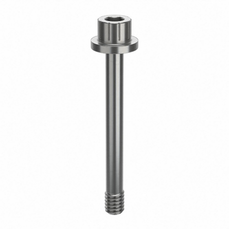 GRAINGER ZPS60208C20 Socket Head Cap Screw, #8-32 Thread Size, 1 7/16 Inch Length, Flanged Std, Plain | CQ4VMF 45FW44
