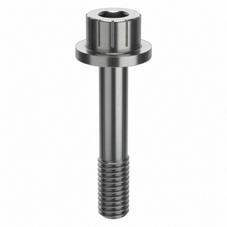 GRAINGER ZPS60210F10 Socket Head Cap Screw, #10-32 Thread Size, 1 Inch Length, Flanged Std, Plain | CQ4VCQ 45FW70