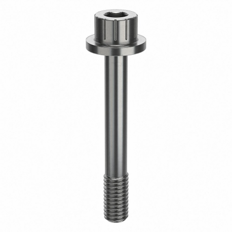 GRAINGER ZPS60210F16 Socket Head Cap Screw, #10-32 Thread Size, 1 3/8 Inch Length, Flanged Std, Plain | CQ4VCC 45FW73