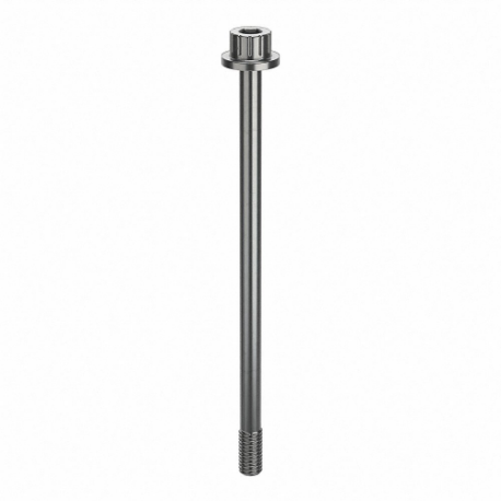 GRAINGER ZPS60210F48 Socket Head Cap Screw, #10-32 Thread Size, 3 3/8 Inch Length, Flanged Std, Plain | CQ4VEY 45FW89