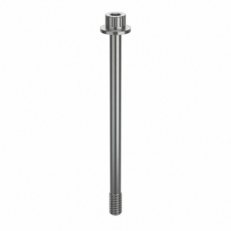 GRAINGER ZPS60214C52 Socket Head Cap Screw, 1/4 Inch-20 Thread Size, 3 11/16 Inch Size Length, Plain, SS | CQ4XMX 45FX54