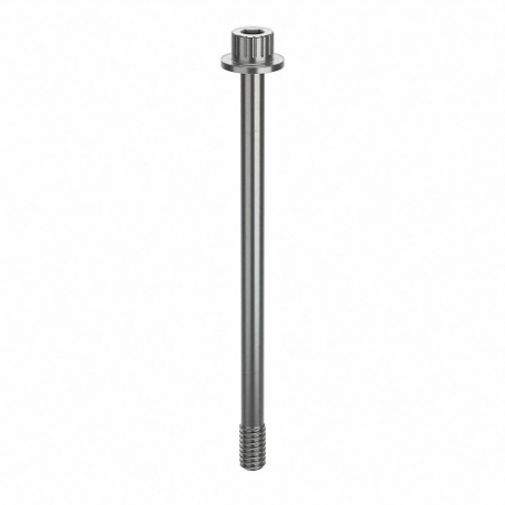 GRAINGER ZPS60214C56 Socket Head Cap Screw, 1/4 Inch-20 Thread Size, 3 15/16 Inch Size Length, Plain, SS | CQ4XJR 45FX56