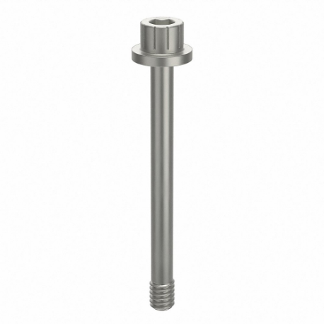 GRAINGER ZPS72008C24 Socket Head Cap Screw, #8-32 Thread Size, 1 11/16 Inch Length, Flanged Std, Plain | CQ4VLT 45FY35