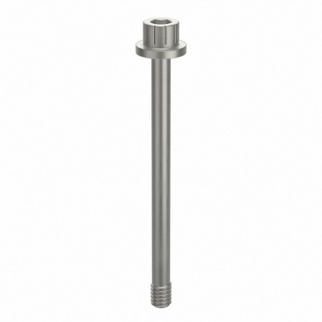 GRAINGER ZPS72008C30 Socket Head Cap Screw, #8-32 Thread Size, 2 1/16 Inch Length, Flanged Std, Plain, Aluminum | CQ4VNP 45FY38