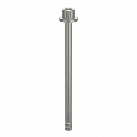 GRAINGER ZPS72008C36 Socket Head Cap Screw, #8-32 Thread Size, 2 7/16 Inch Length, Flanged Std, Plain, Aluminum | CQ4VPN 45FY41