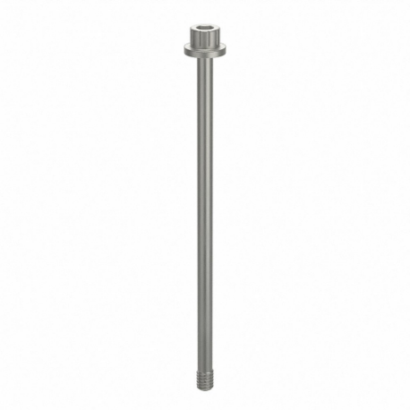 GRAINGER ZPS72008C50 Socket Head Cap Screw, #8-32 Thread Size, 3 5/16 Inch Length, Flanged Std, Plain, Aluminum | CQ4VQV 45FY48