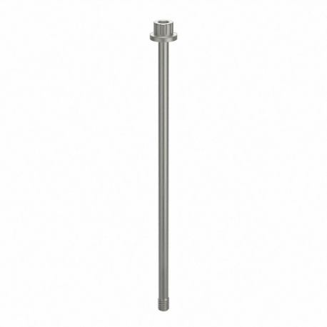 GRAINGER ZPS72008C62 Socket Head Cap Screw, #8-32 Thread Size, 4 1/16 Inch Length, Flanged Std, Plain, Aluminum | CQ4VRL 45FY54