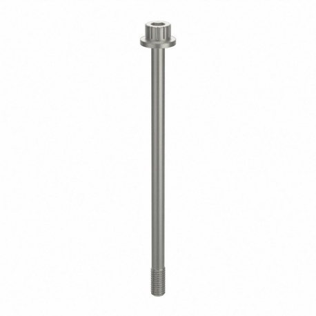 GRAINGER ZPS72010F48 Socket Head Cap Screw, #10-32 Thread Size, 3 3/8 Inch Length, Flanged Std, Plain, Aluminum | CQ4VEZ 45FY79