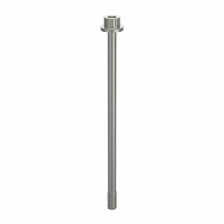 GRAINGER ZPS72010F54 Socket Head Cap Screw, #10-32 Thread Size, 3 3/4 Inch Length, Flanged Std, Plain, Aluminum | CQ4VEV 45FY82