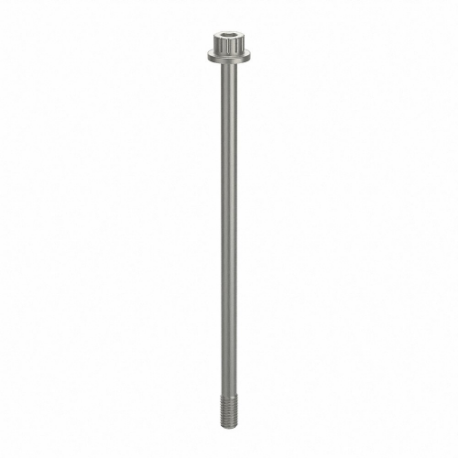 GRAINGER ZPS72010F60 Socket Head Cap Screw, #10-32 Thread Size, 4 1/8 Inch Length, Flanged Std, Plain, Aluminum | CQ4VGA 45FY85