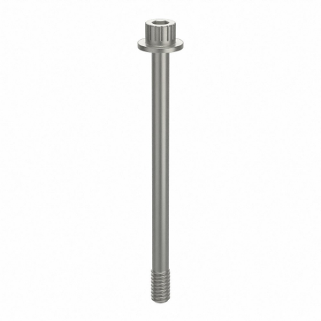 GRAINGER ZPS72014C48 Socket Head Cap Screw, 1/4-20 Thread Size, 3 7/16 Inch Size Length, Plain, Aluminum | CQ4WEY 45FZ44