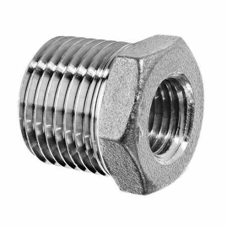 GRAINGER ZUSA-PF-8317 Hex Bushing, 1 Inch X 1/4 Inch Fitting Pipe Size | CQ7HRH 60VG65
